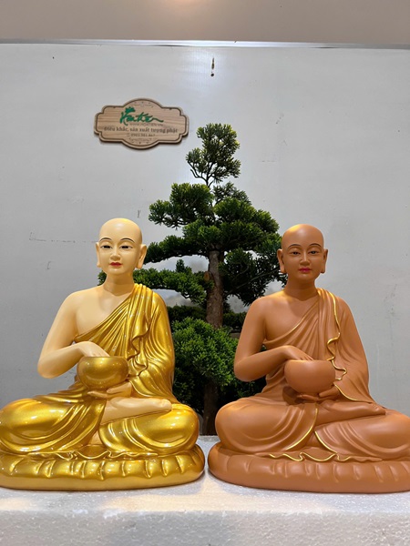 Tượng SiVali sơn vàng - giả gỗ